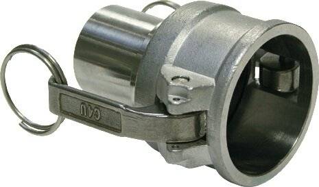 Hebelarmk.Kamlok Typ C VA (1.4408) 59,61mm 2 Zoll Schl.-Gr.50mm TEGUMA-0