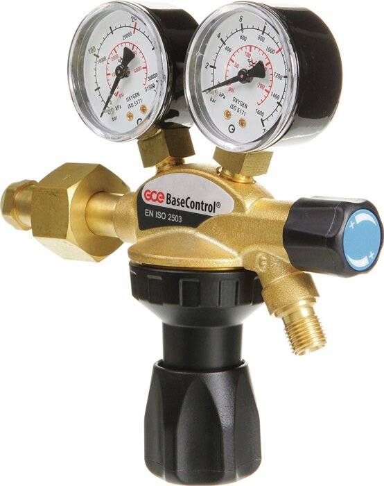Flaschendruckminderer BaseControl Sauerstoff 200bar 1-stufig GCE-2