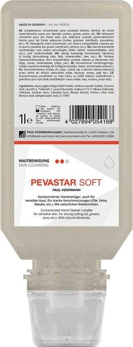 Handreinigung PEVASTAR SOFT 1l silikon- u.lösemittelfrei Softflasche-2