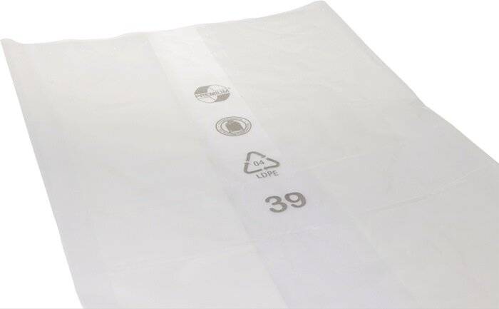 Kunststoffsack 950l LD-PE transp.60 µm B900/600xL1800mm 20St./Karton DEISS-2