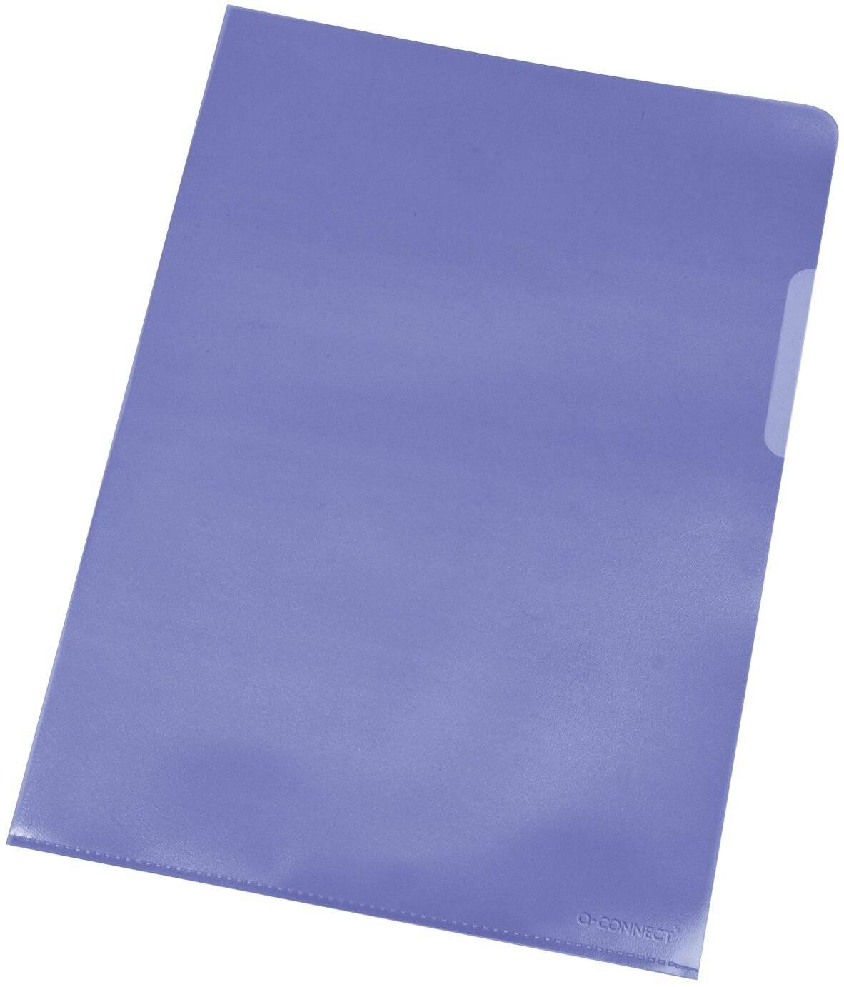 Sichthülle - A4 0 12 mm genarbt 10 Stück blau.-1