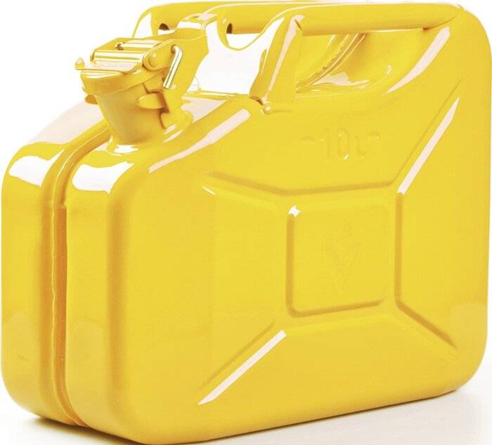 Kraftstoffkanister 10l Zinkgelb RAL 1018 Stahlbl.0,9mm L345xB165xH275mm VALPRO-2