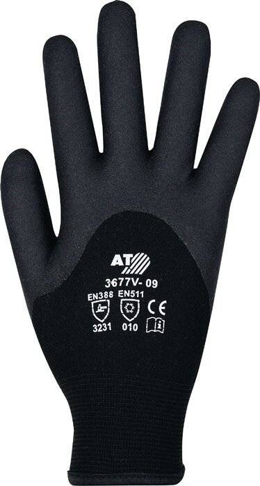 Kälteschutzhandschuhe Gr.10 schwarz EN 388,EN 511 PSA II-0