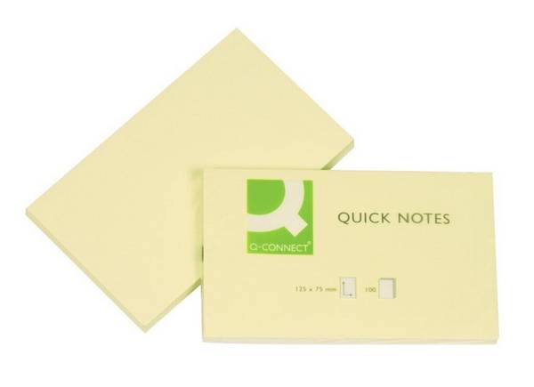Haftnotizen - gelb - 125 x 75
