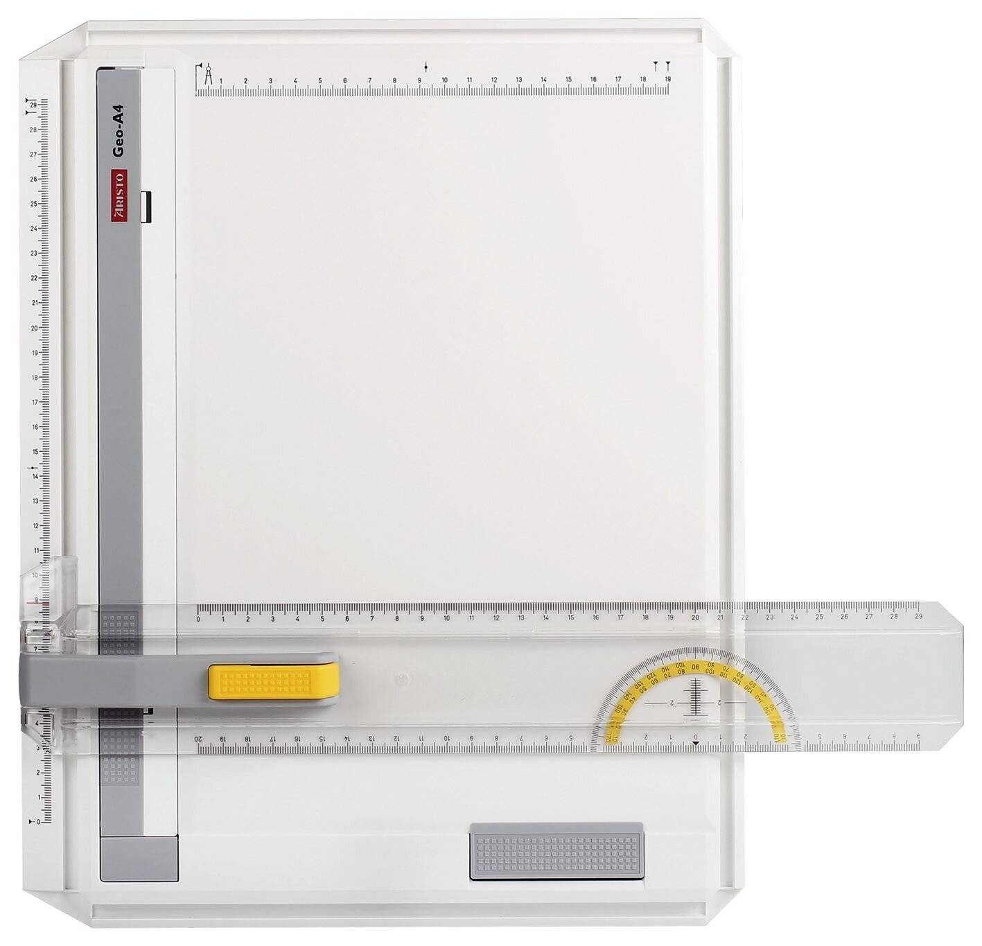 Zeichenplatte GEO-Board A4, schlagfester Kunststoff, weiß,-0