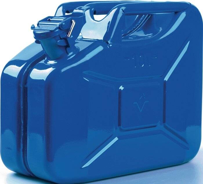 Kraftstoffkanister 10l Signalblau RAL 5005 Stahlbl.0,9mm L345xB165xH275mm VALPRO-2