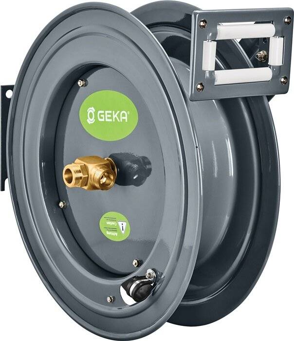 Schlauchaufroller PA20 Anschl.-Gew.33,25mm G 1 AG Zoll pulv.STA GEKA-3
