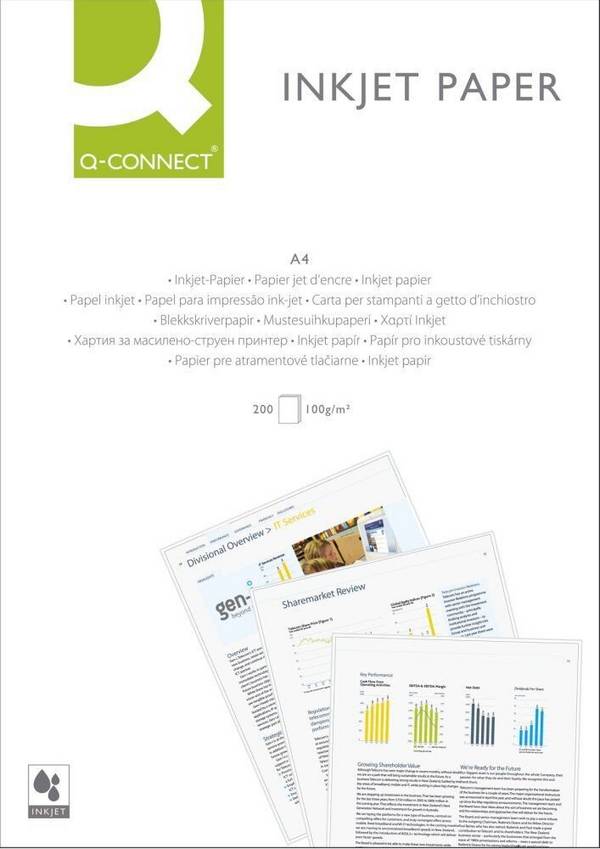 Inkjet-Papiere Premium - einseitig beschichtet, A4, 100 g/qm, weiß, 200