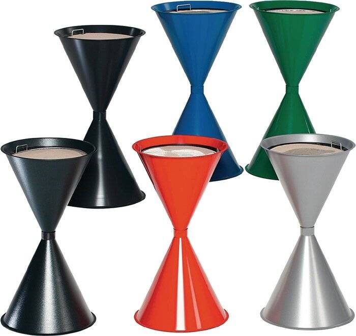 Standascher D400xH730mm antik-silber Stahlbl.VAR-2