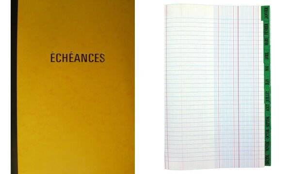 ELVE Heft/kaschiert ECHANCIER 96 Blatt, 297 x 210 mm-1