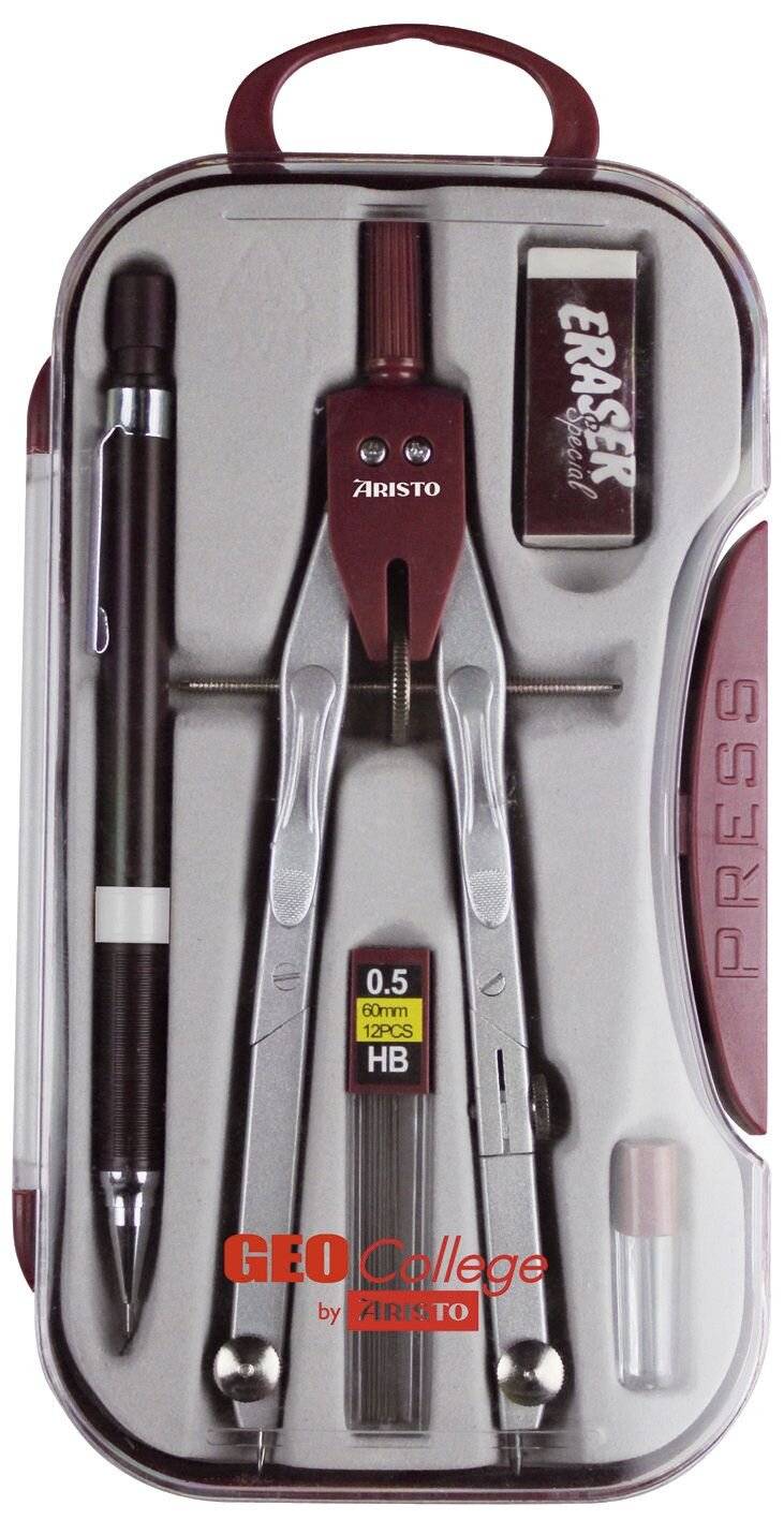 Zirkel-Set Geocollege 5-teilig-2