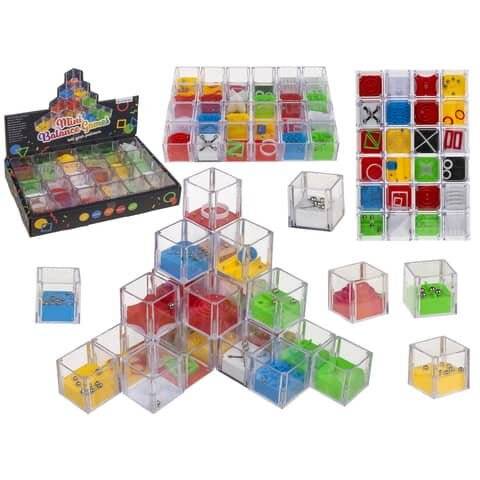 Spiel Gleichgewicht, 4x4cm, sortiert OUT OF THE BLUE 59/22-0