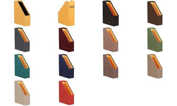 RHODIA Stehsammler, aus Kunstleder, DIN A4, titan (8017189)-2