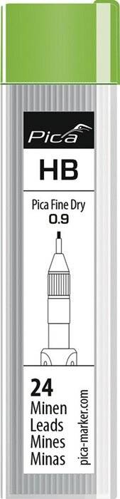 Minenset Fine Dry graphit HB 24 Minen/Set PICA-2