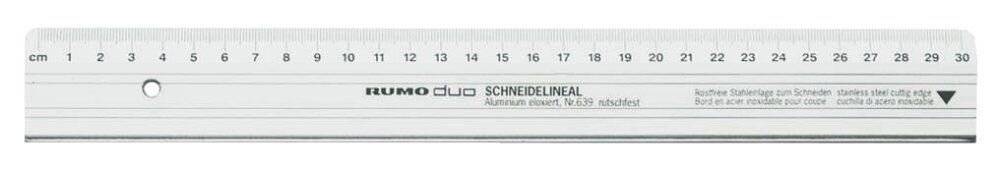 Schneide-Lineal Aluminium 50cm-2