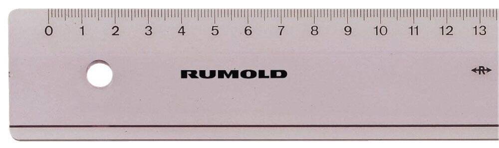 Lineal Kunststoff leicht getönt 20cm-2