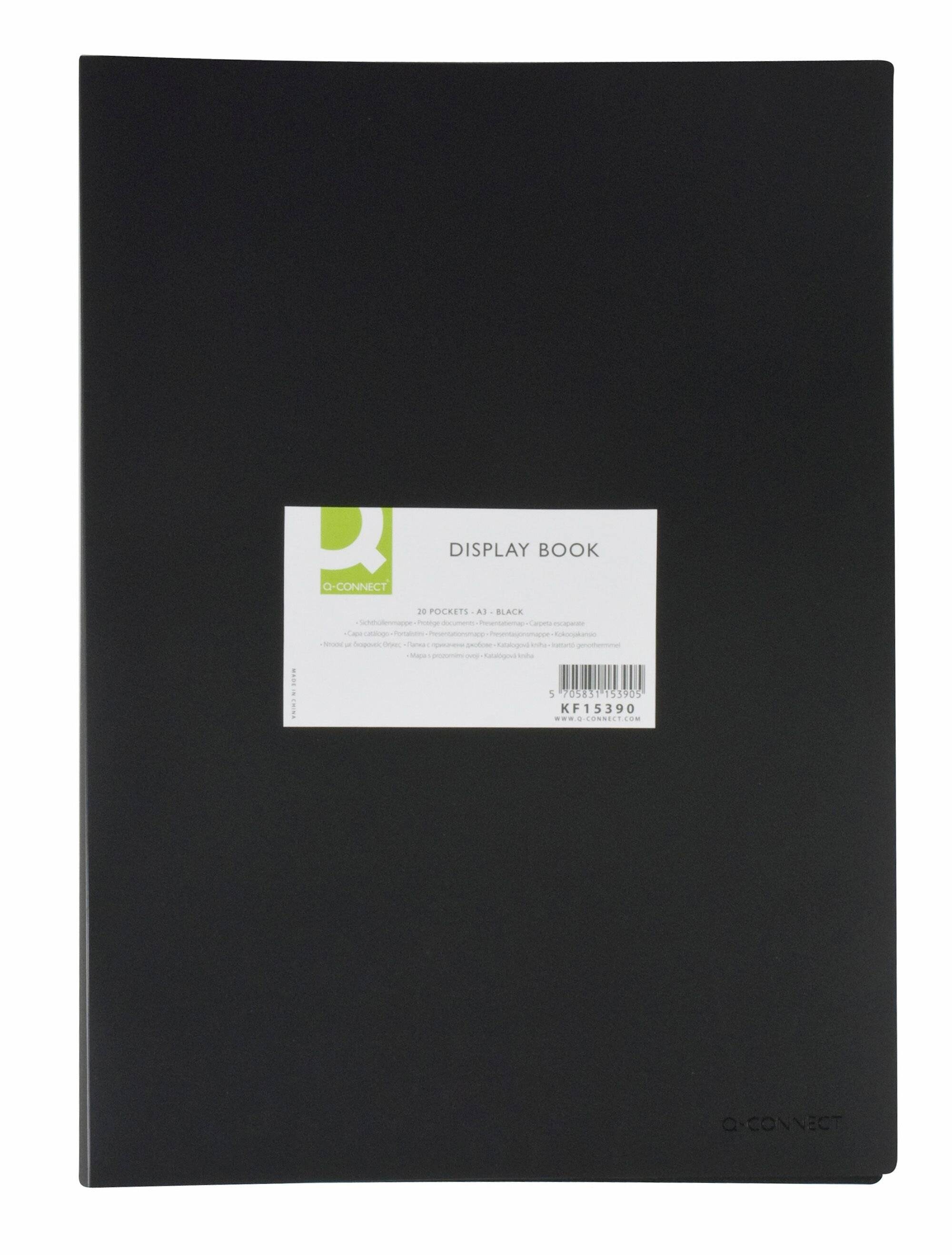Sichtbuch - A3 20 Hüllen schwarz.-2