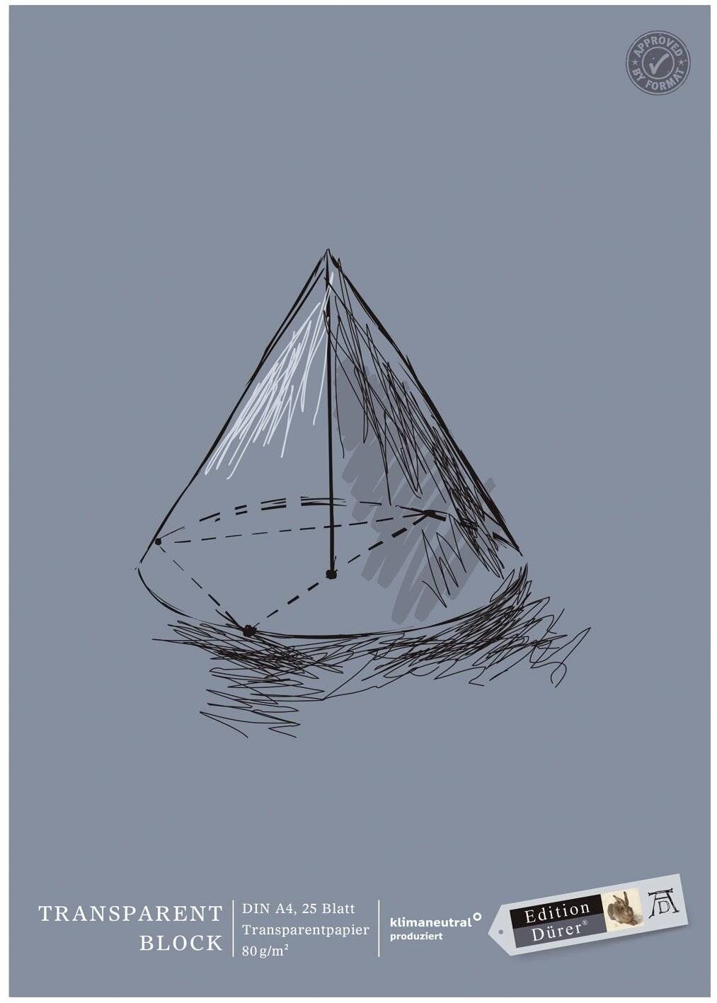 Transparentblock - A4, 25 Blatt,-0