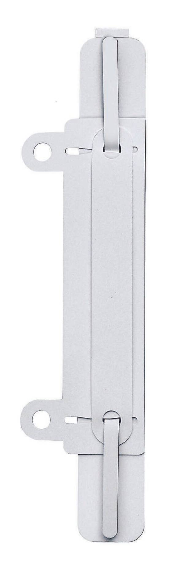 VELOFLEX - 10 Heftstreifen selbstklebend weiß Kunststoff