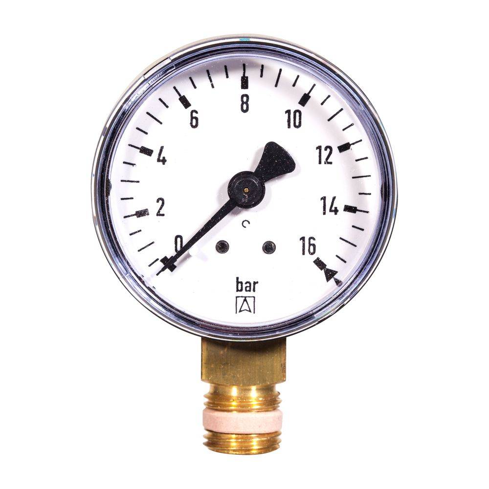 Resideo Manometer M70AF, Eingang, 0–16 bar, für Primuscenter DWC-0