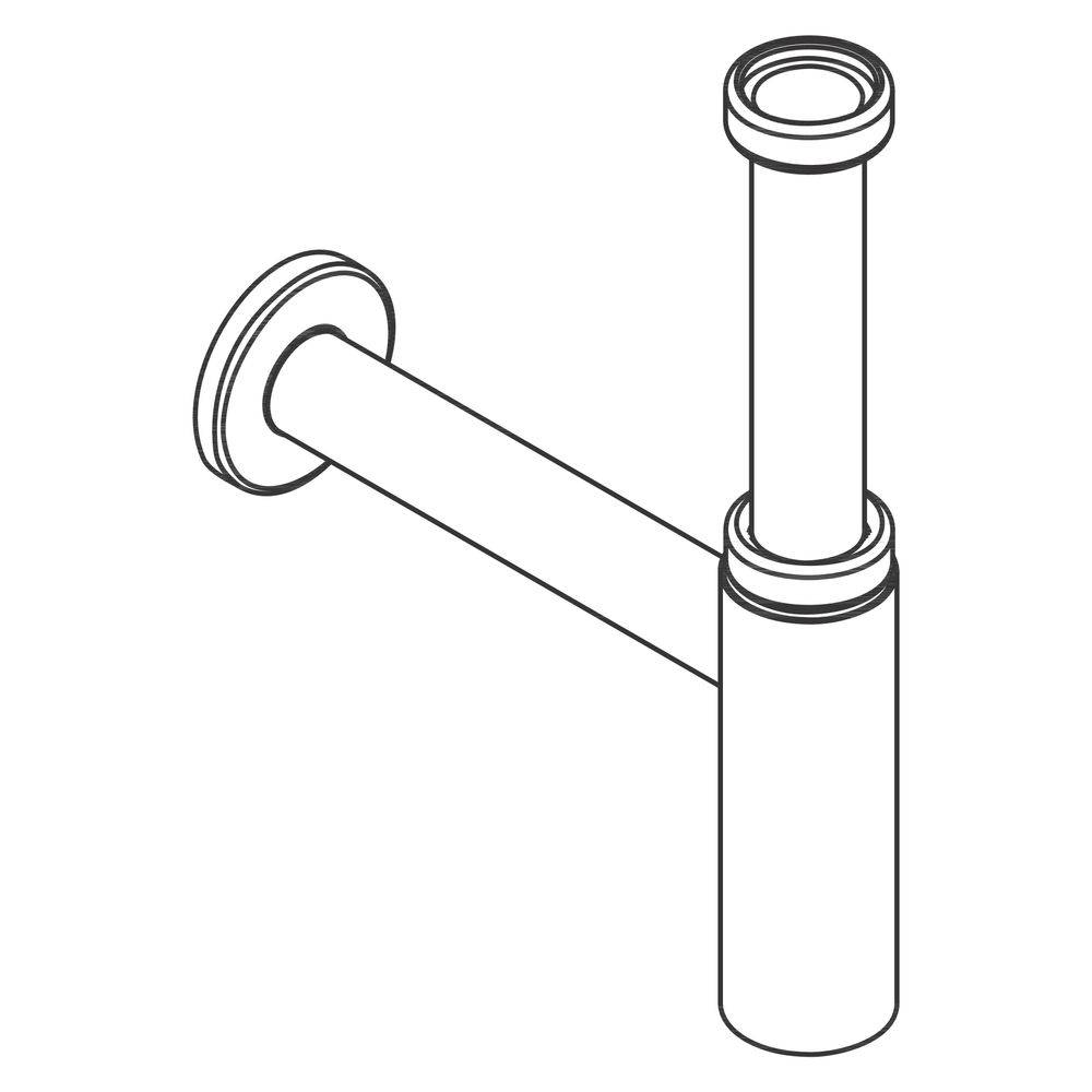 Hansgrohe Designsiphon Flowstar S, Mattschwarz-3
