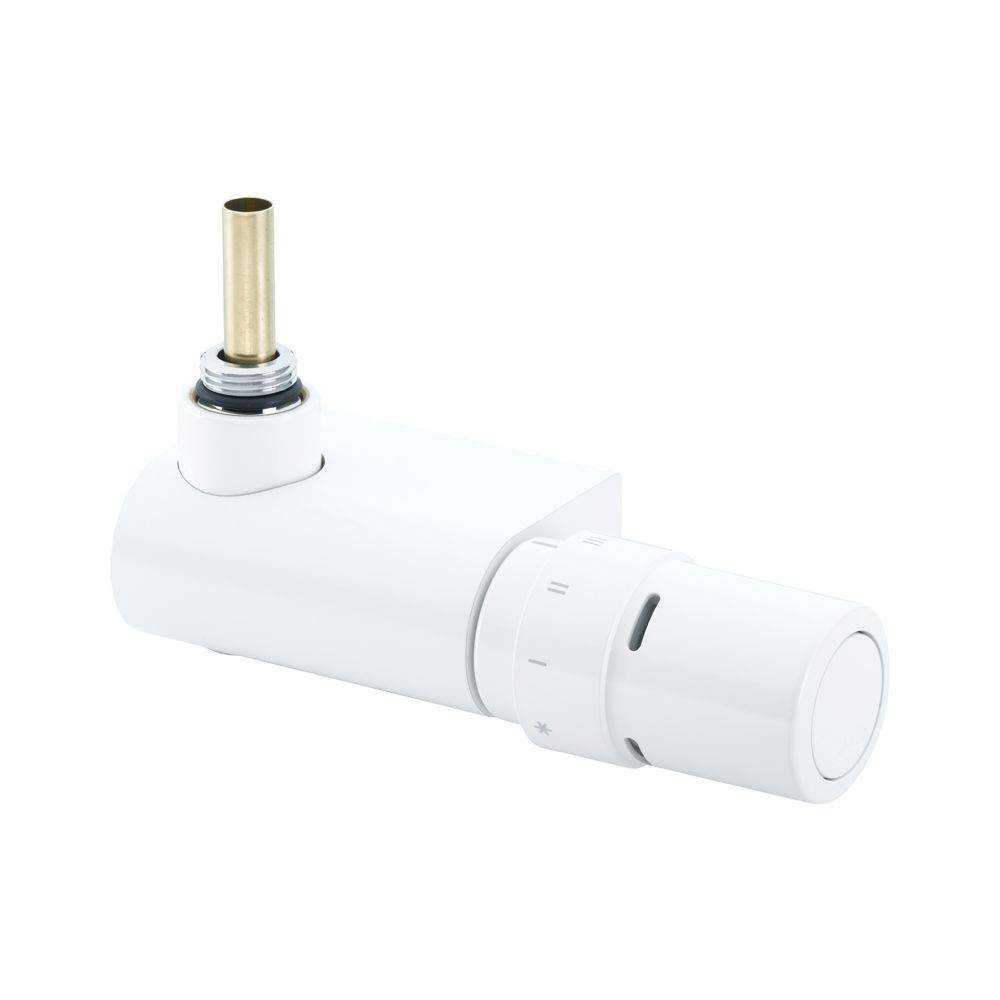 Danfoss Anschlussarmatur VHX Mono Set R 1/2", Eckausführung, Verkehrsweiß-0
