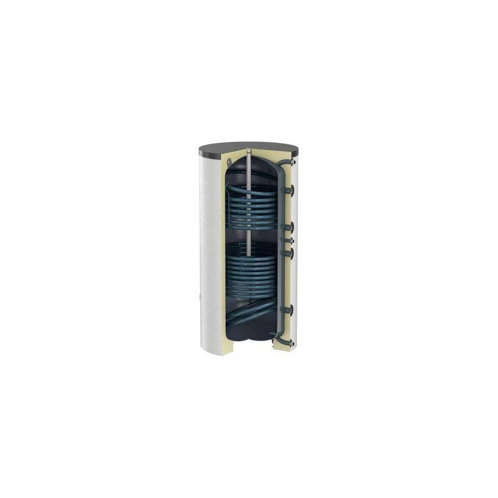 Flamco Flextherm Duo Standspeicher Solar 200l, Weiß emailliert-1