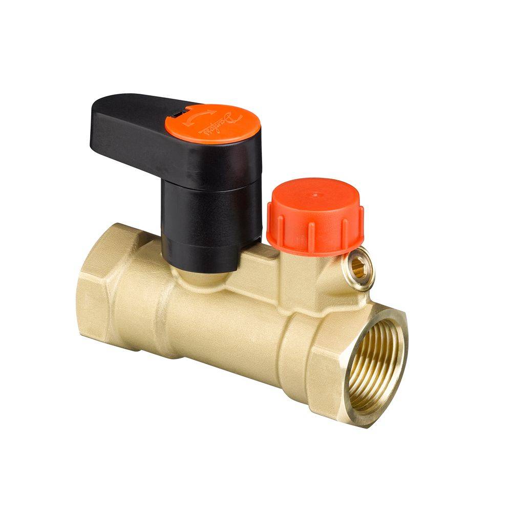 Danfoss Absperrventil und Entleerventil MSV-S Leno 15, Rp 1/2", 003Z4011-2