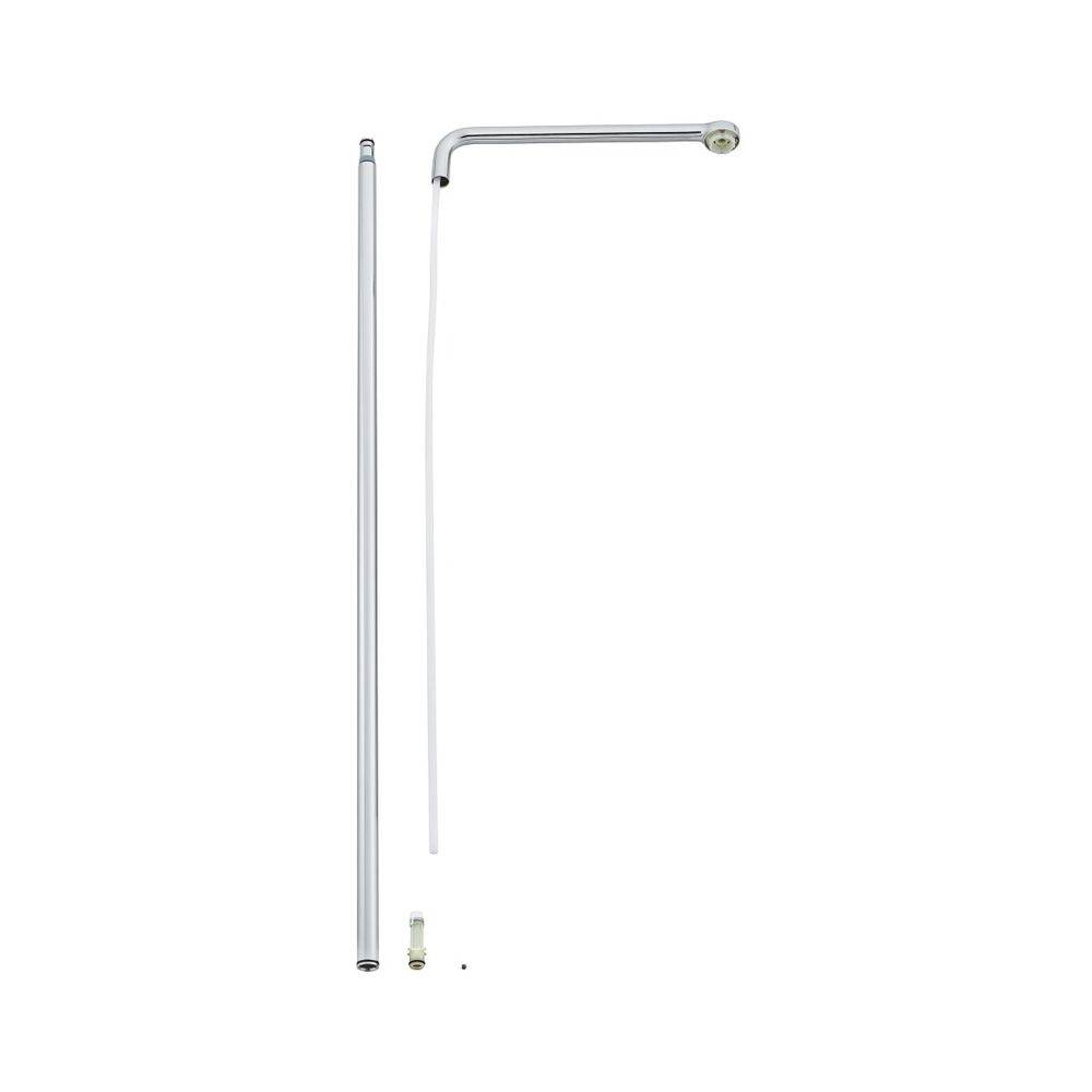 Grohe Ersatzrohr 15cm länger für Euphoria SmartControl Duschsysteme 26507 und 26508, Chrom, 48497000-0
