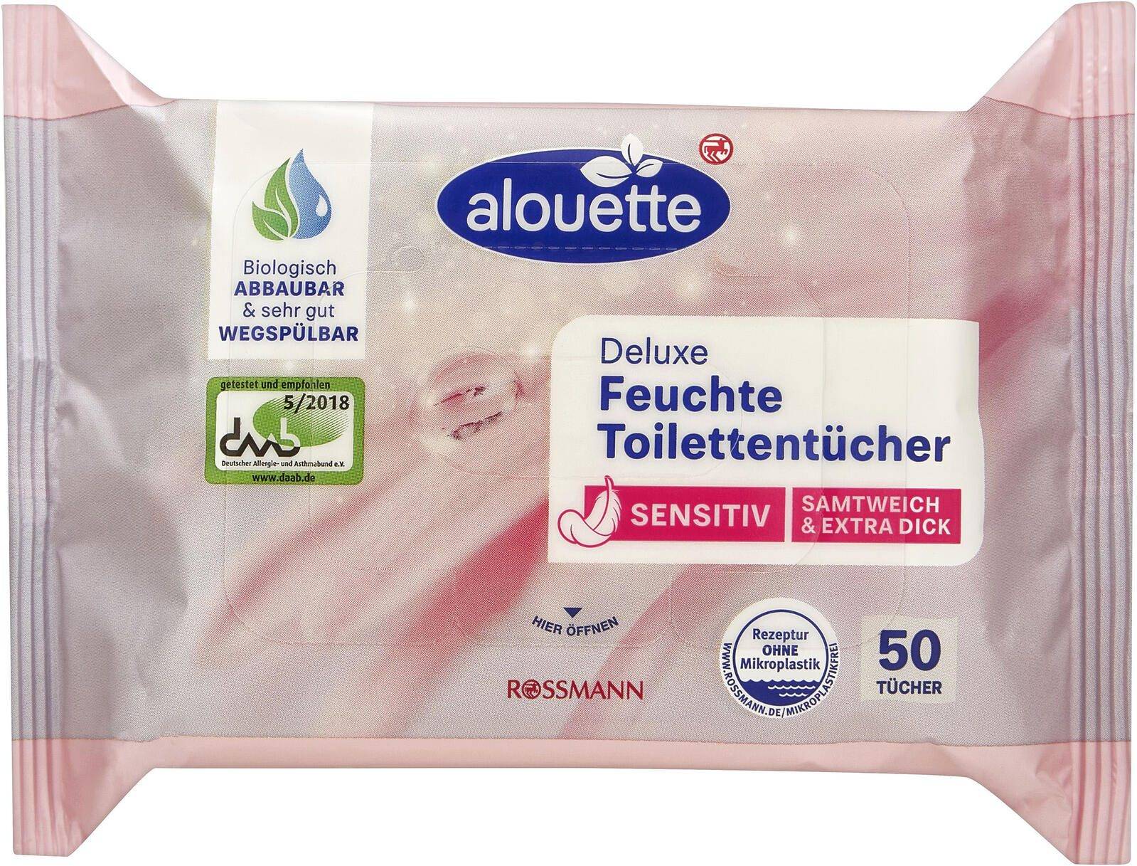 alouette Feuchtes Toilettenpapier frisch 1-lagig 4305615550213-0