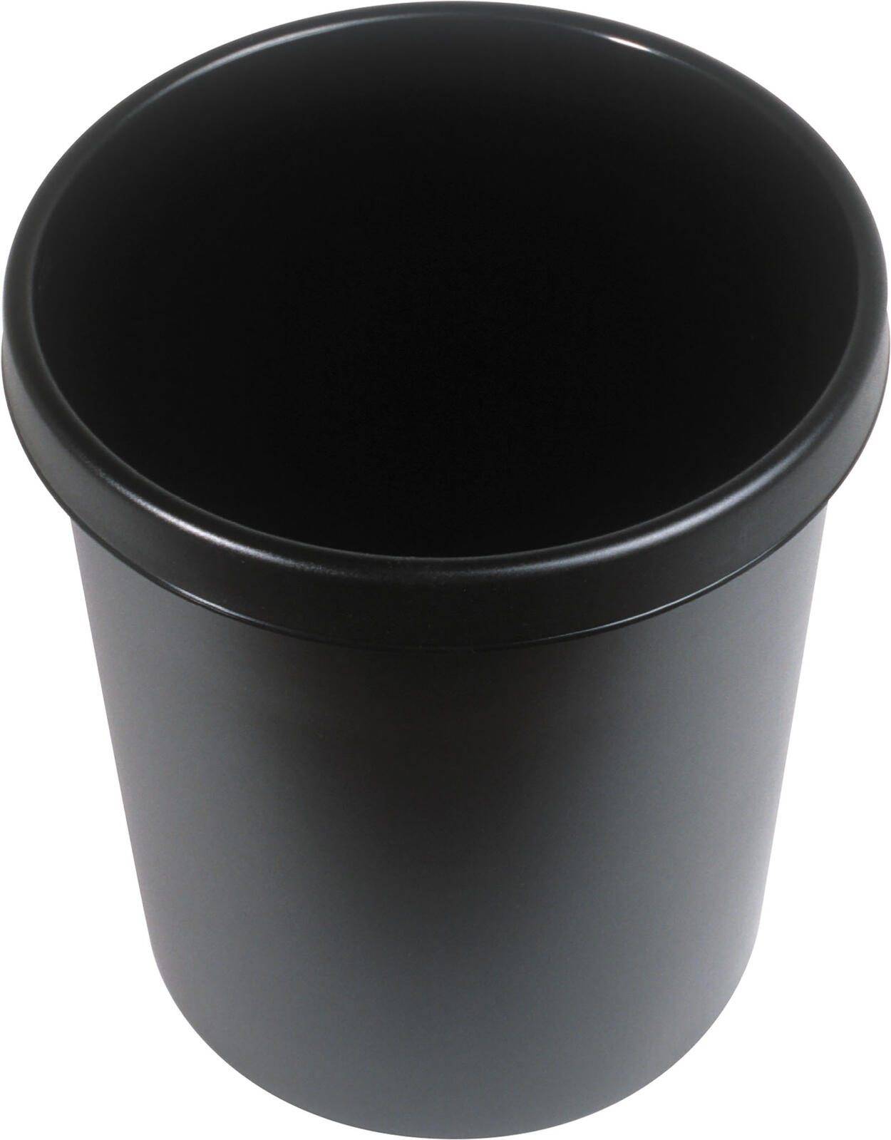 helit Papierkorb 45,0 l schwarz H6106295-0