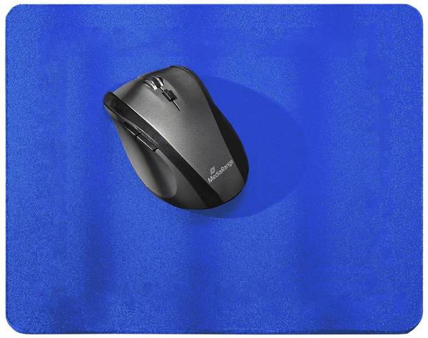 MEDIARANGE MROS254 Mauspad flach blau