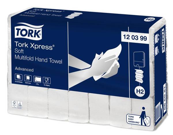 Papierhandtuch 120399 21x34cm weiß 21x136 Blatt