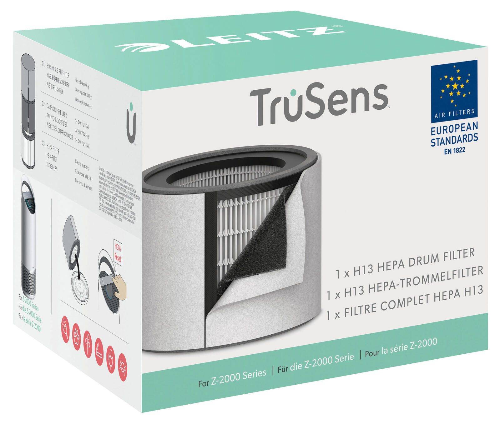 Ersatz-3-In-1 H13 HEPA-Filter für TruSens Luftreiniger Z-2000-0
