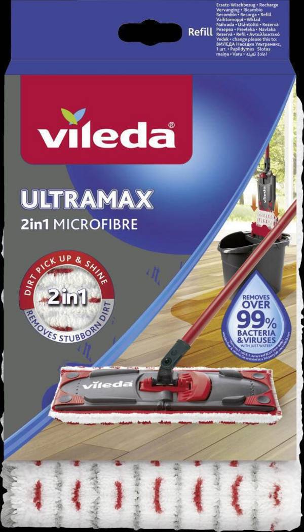 vileda ULTRAMAX Wischbezug für Bodenwischer 131836