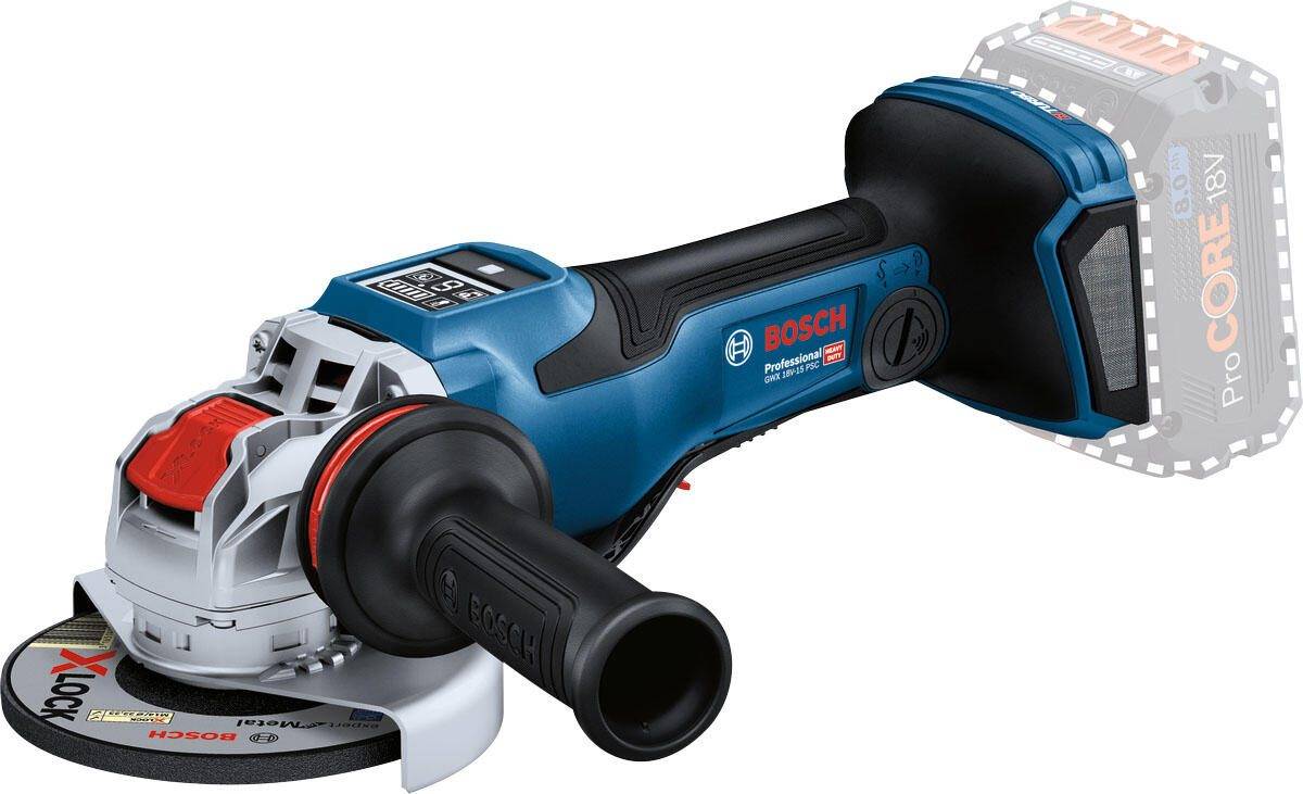 Akku-Winkelschleifer GWX 18V-15 PSC Prof.Solo 18V 125mm 3400-9800min-¹ BOSCH-0