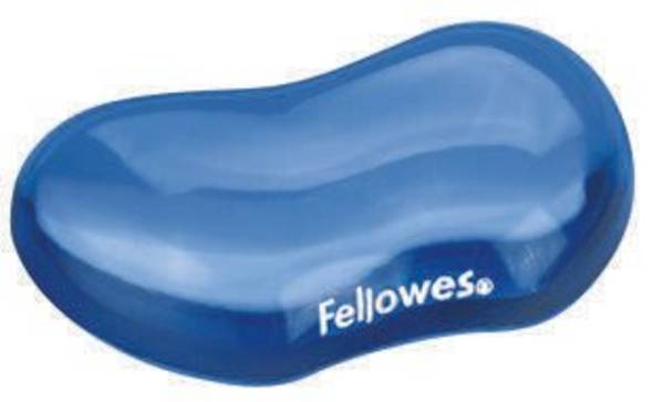 Fellowes Handballenauflage Crystals Gel blau 91177-72