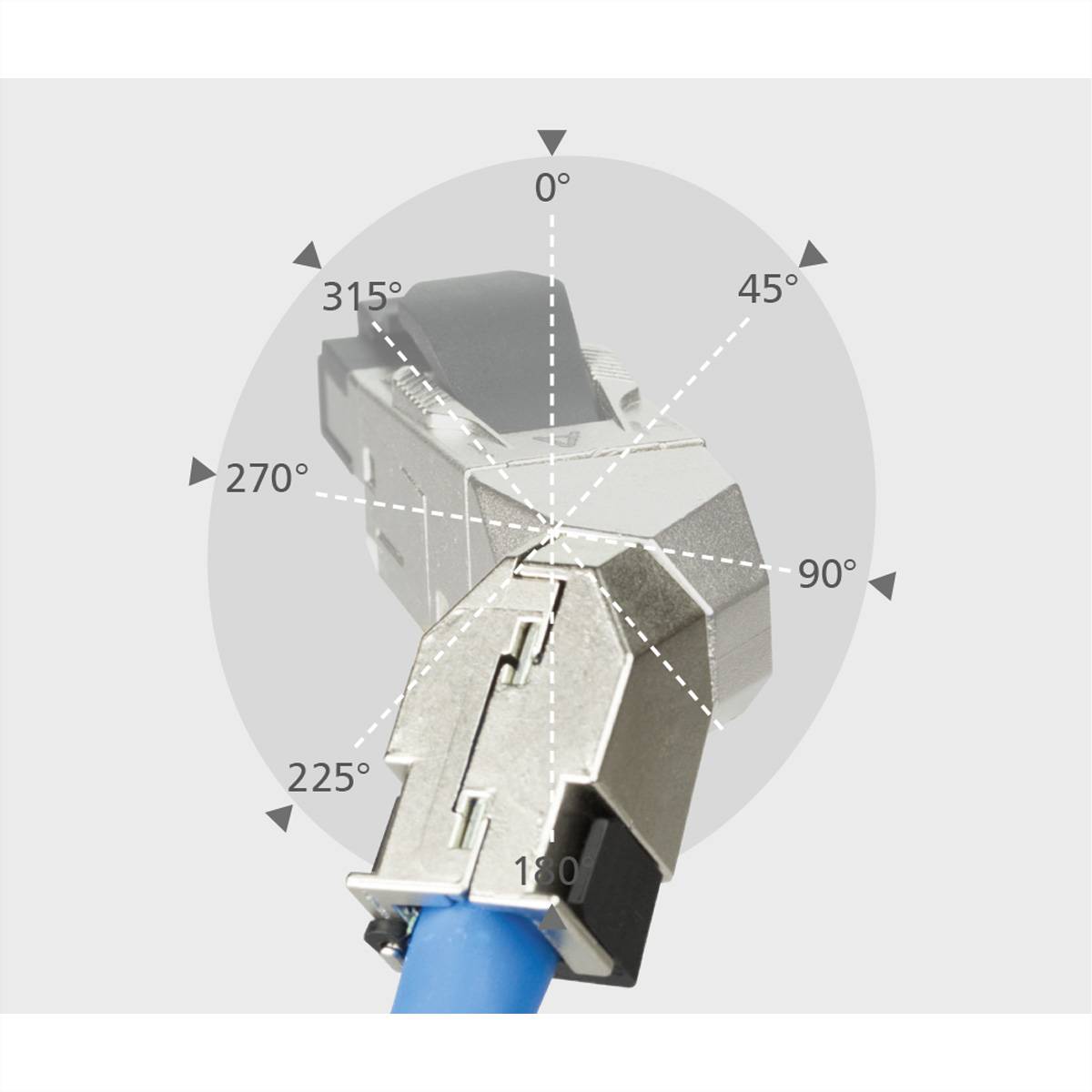 METZ CONNECT 25G RJ45 field plug pro 360-2