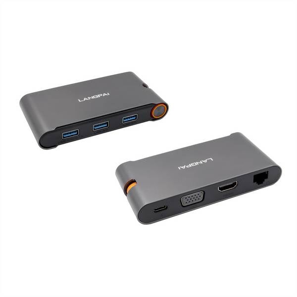 EXSYS EX-1220HM USB 3.2 Gen1 C-HUB 7 Ports für Notebook, Matebook und MacBook