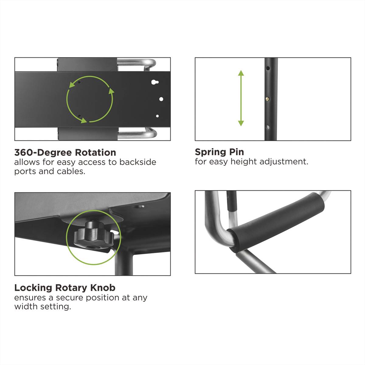 VALUE PC-Halterung ausziehbar, drehbar, bis 30 kg-2