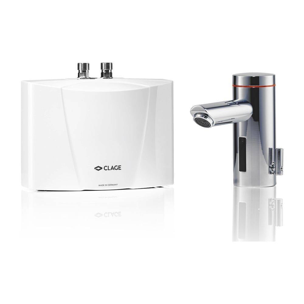 CLAGE MBX3 Lumino Durchlauferhitzer Set 3,5kW 230V Unter­tisch max. 2,0l/min mit berührungsloser Sensorarmatur für-0
