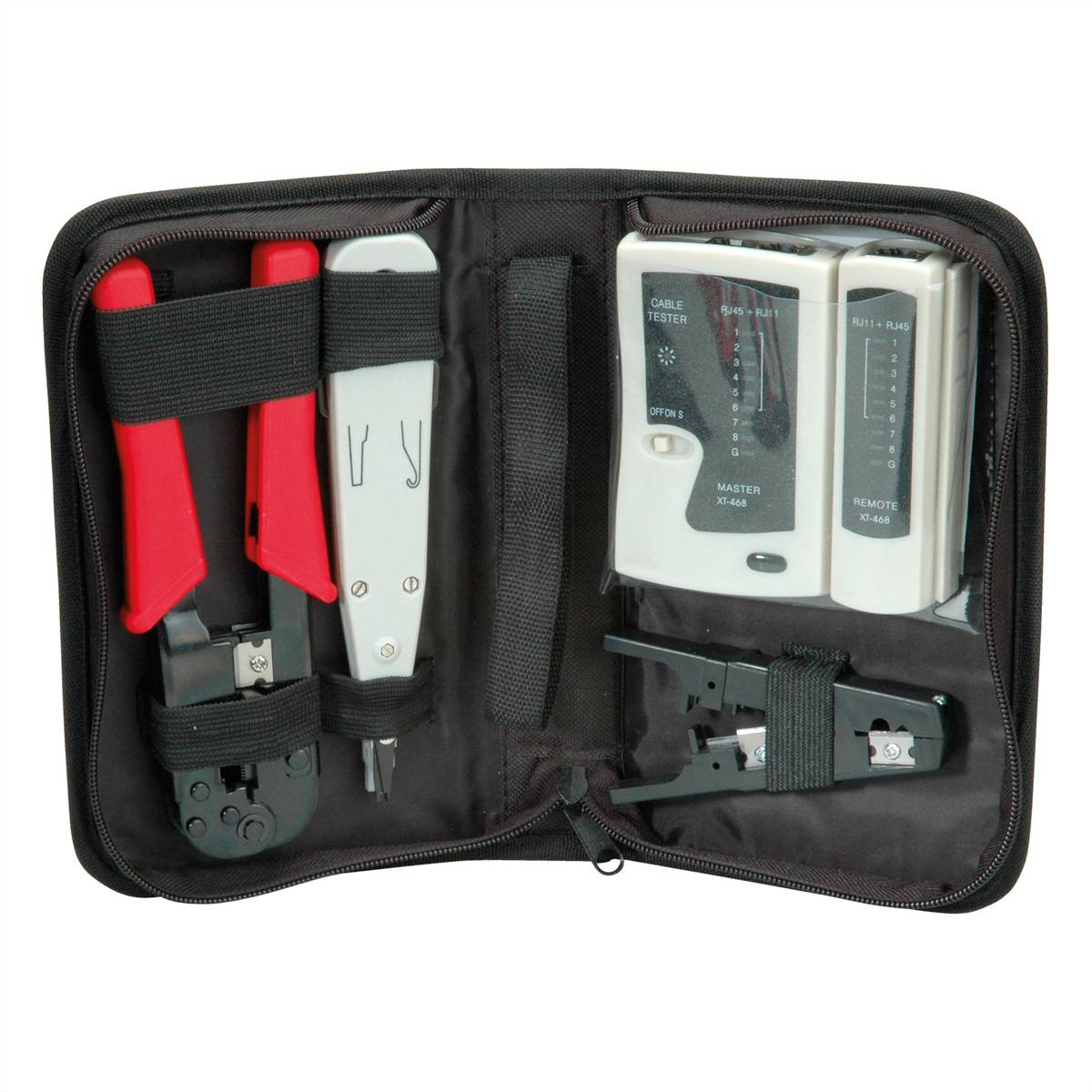 VALUE Netzwerk Werkzeug-Set, 4-teilig, mit Tasche-3