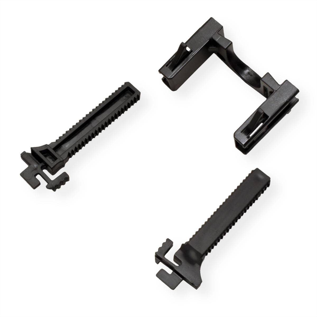 BACHMANN PDU Verriegelung für C13/C19 Buchsen, 6 Set, schwarz-2