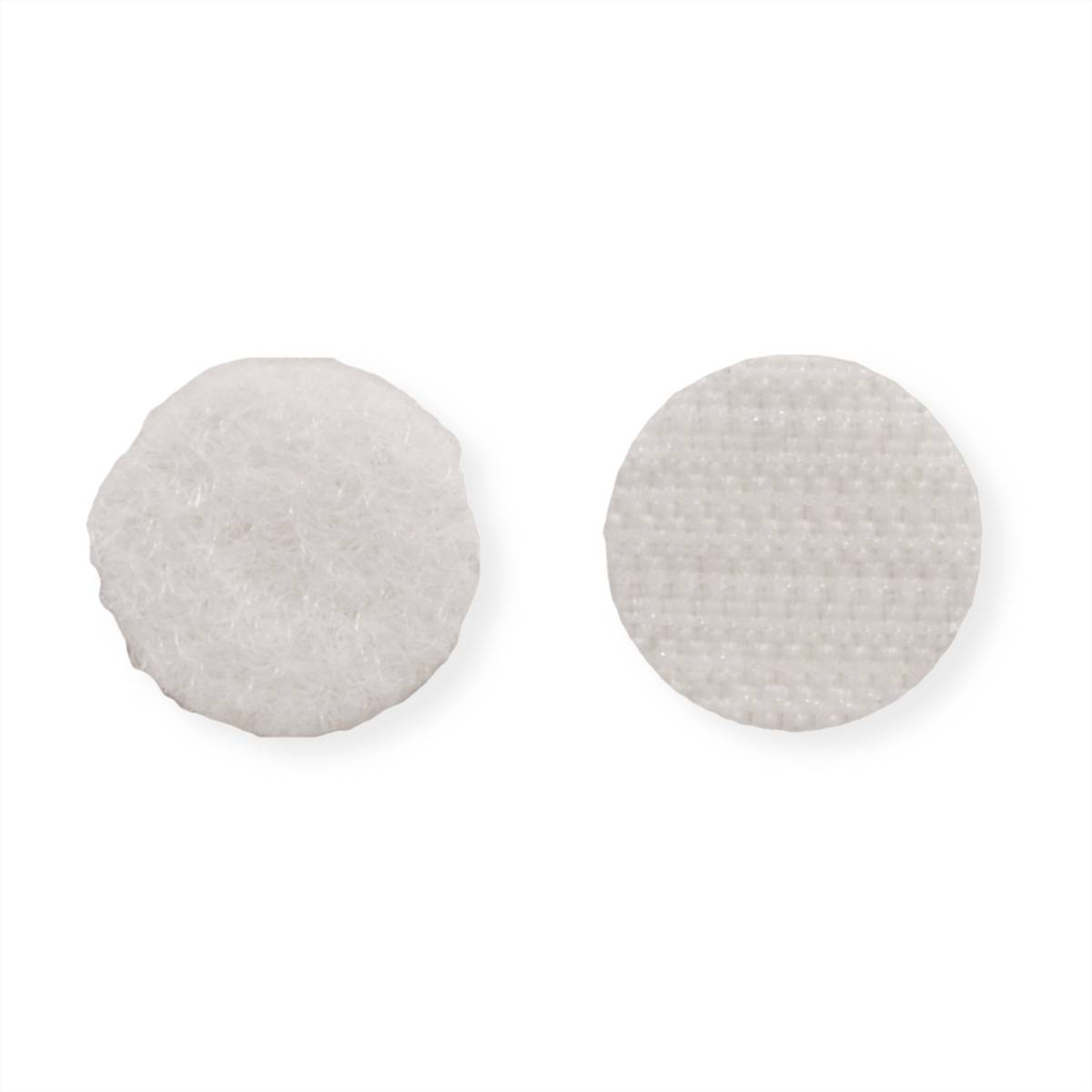 VELCRO® Klettpunkte Selbstklebend, Haken & Flausch 16mm x 16 sets Weiß-3