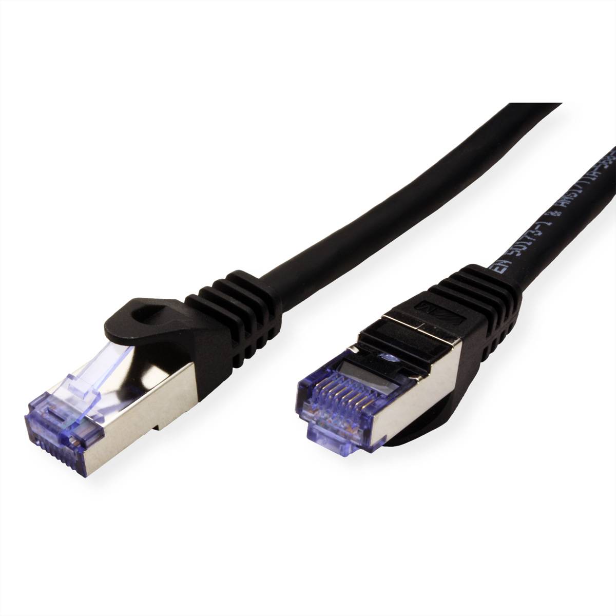 ROLINE Patchkabel Cat.6A S/FTP (PiMF), Component Level, LSOH, schwarz, 15 m-1