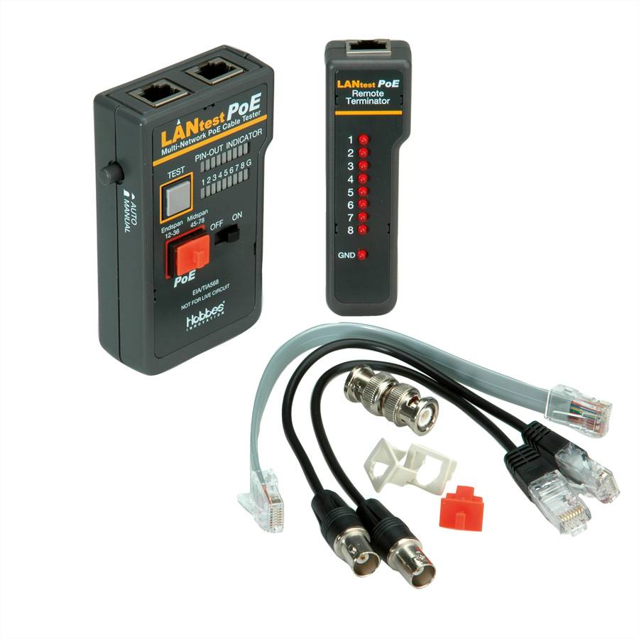 HOBBES LANtest Multinetwork PoE Kabeltester-1