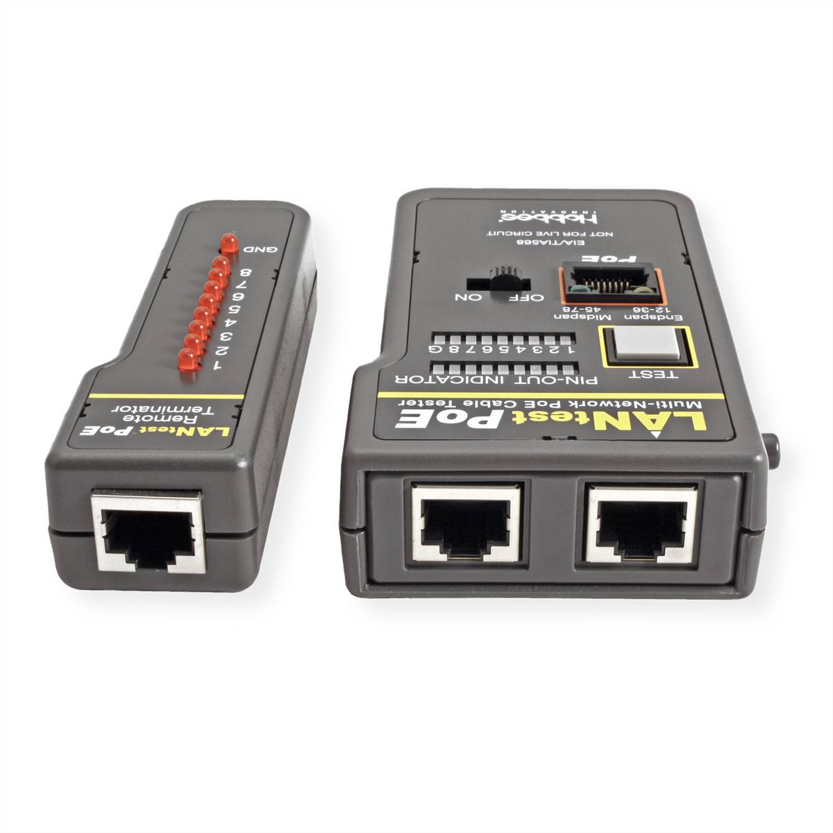 HOBBES LANtest Multinetwork PoE Kabeltester-2