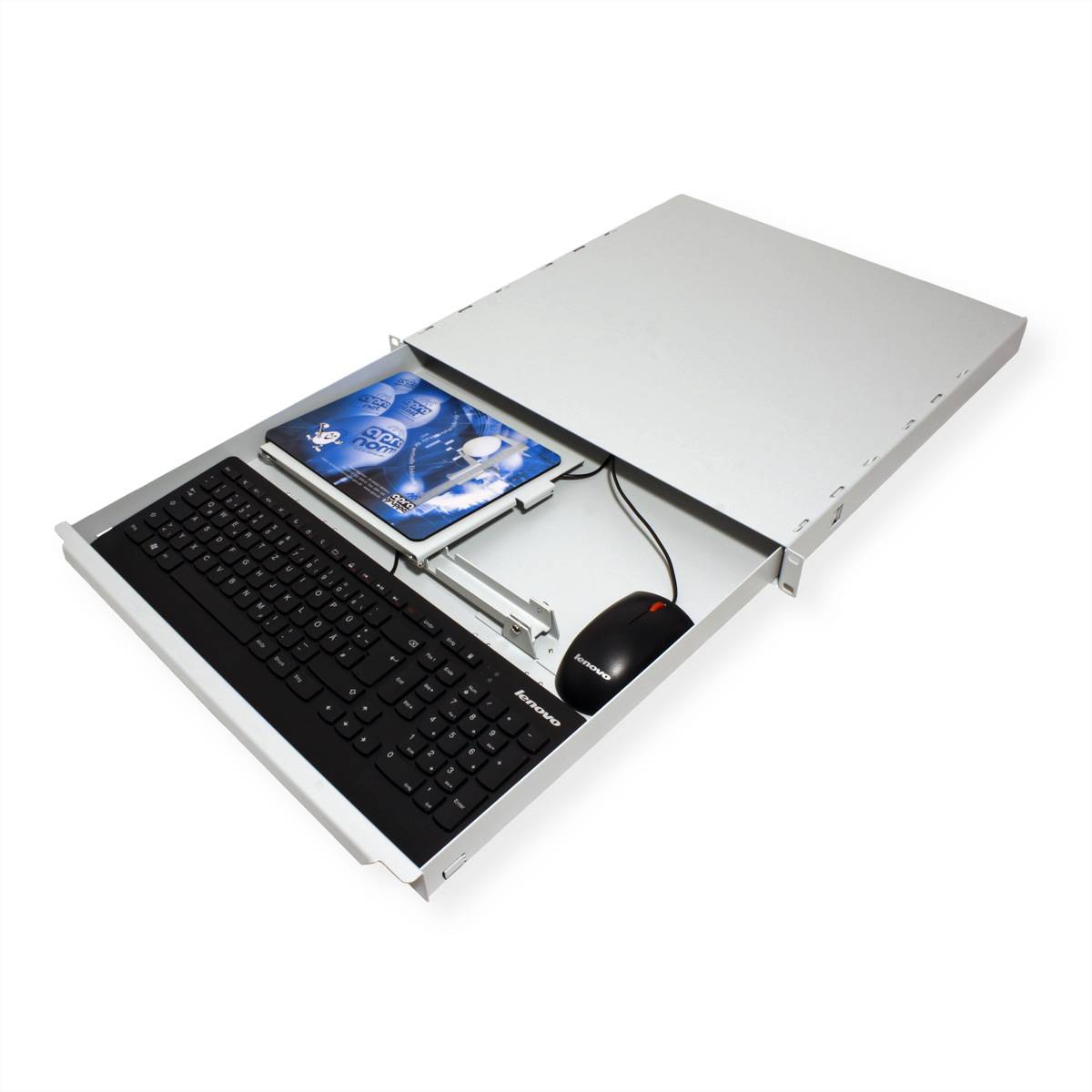 19"-Tastatureinschub 1 HE ohne Tastatur-3