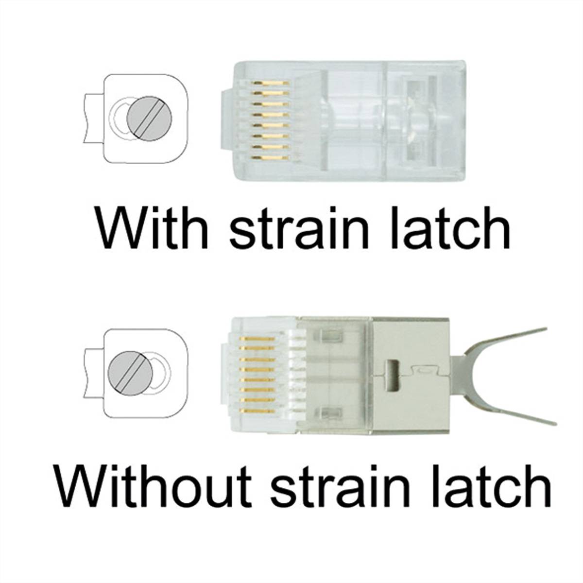VALUE Crimpzange RJ45 (8P8C) mit/ohne Schirmanschluss-2