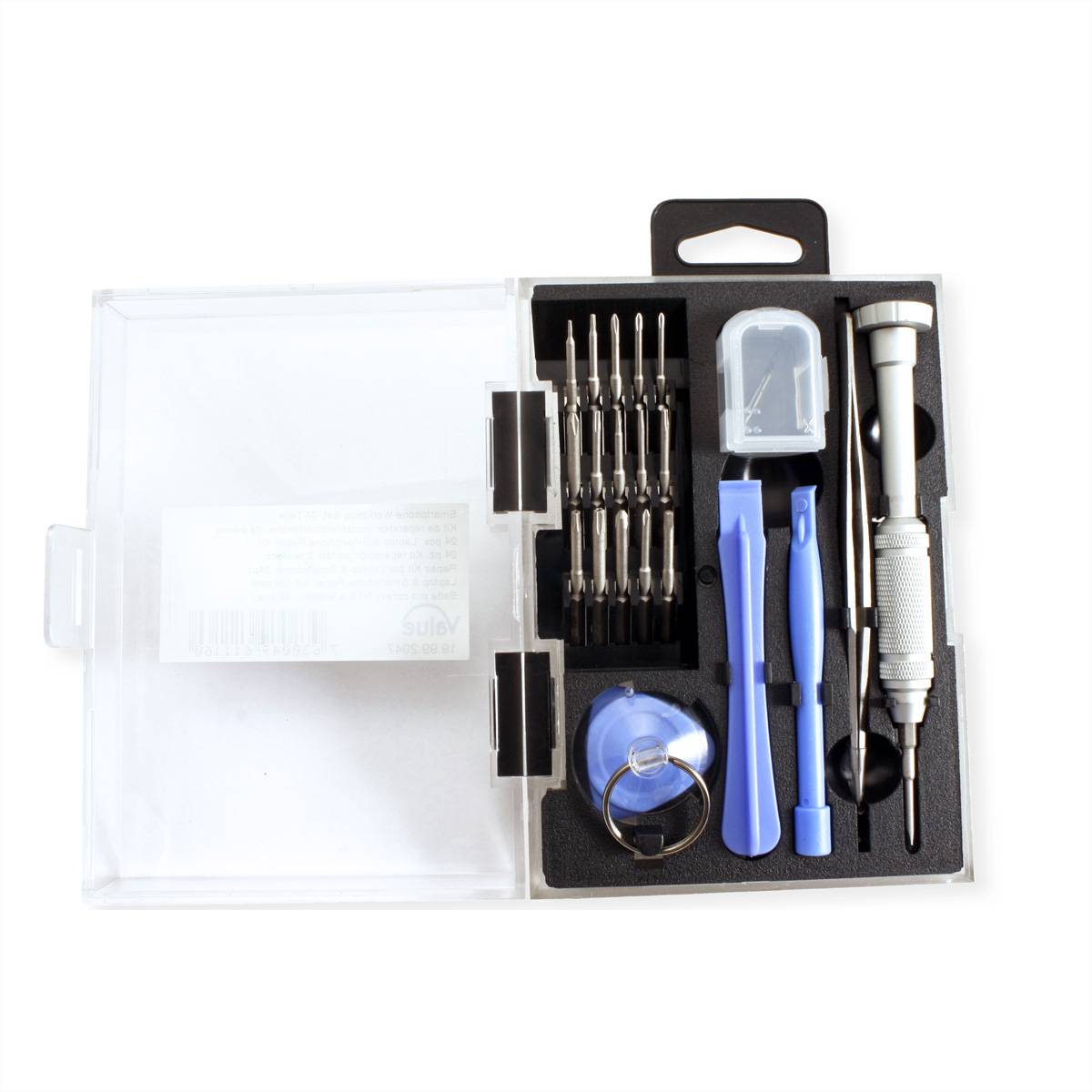 VALUE Präzisionswerkzeug-Set, für Elektronik-Kleingeräte, 24 Teile-1